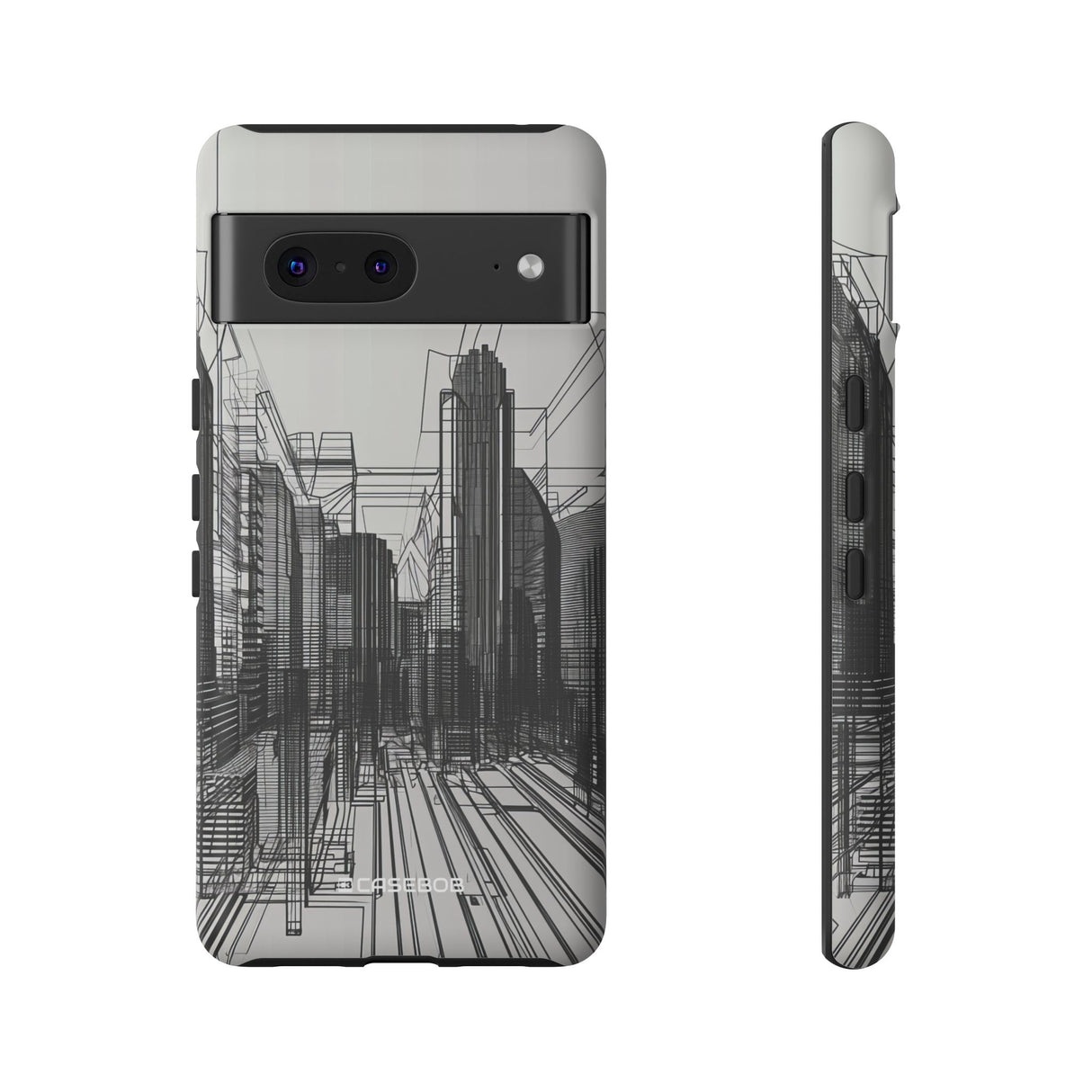 Urban Wireframe | Protective Phone Case for Google Pixel