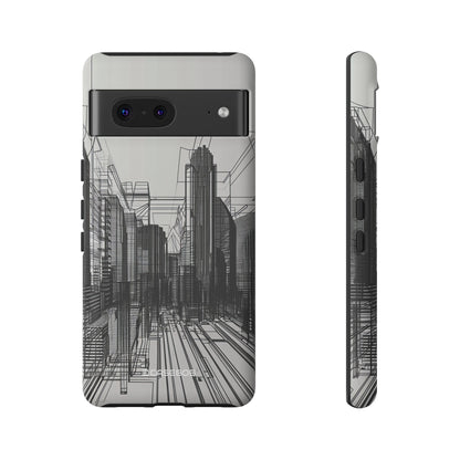 Urban Wireframe - Phone Case for Google Pixel