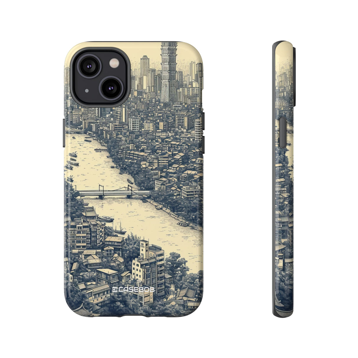 Nostalgic Metropolis | Protective Phone Case for iPhone