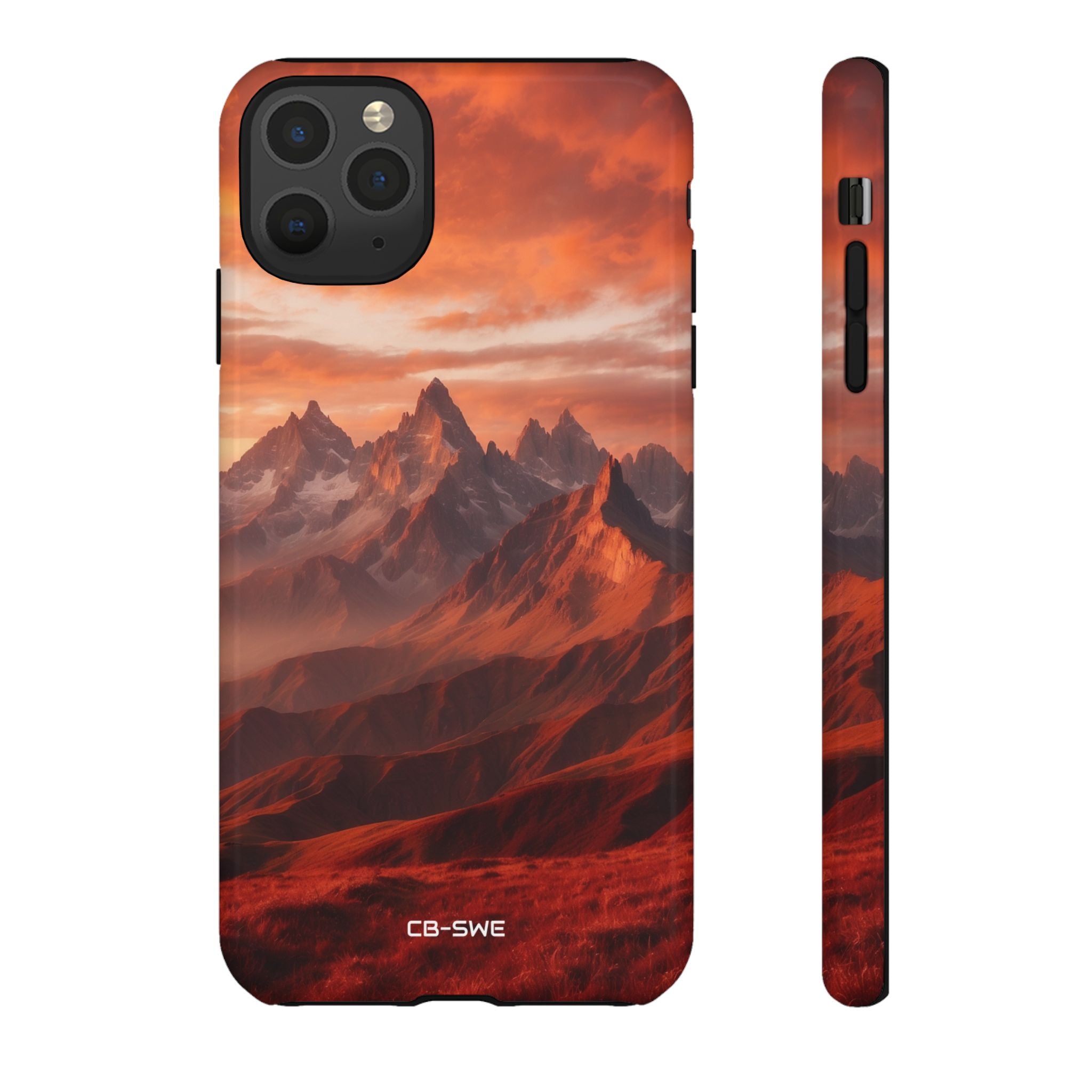 Mountain Peaks Glowing - iPhone Case