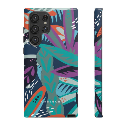 Tropical Leaf Moz - Protective Phone Case