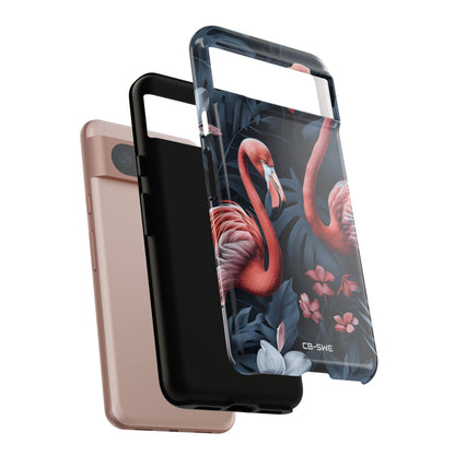 Flamingos Embrace Nature - Google Pixel Case