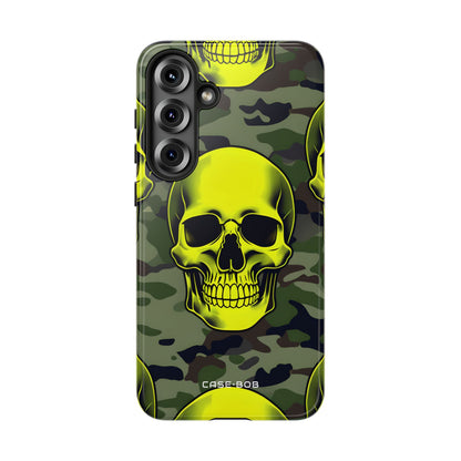 Neon Skull Camo Samsung S25 Plus Case - Tough
