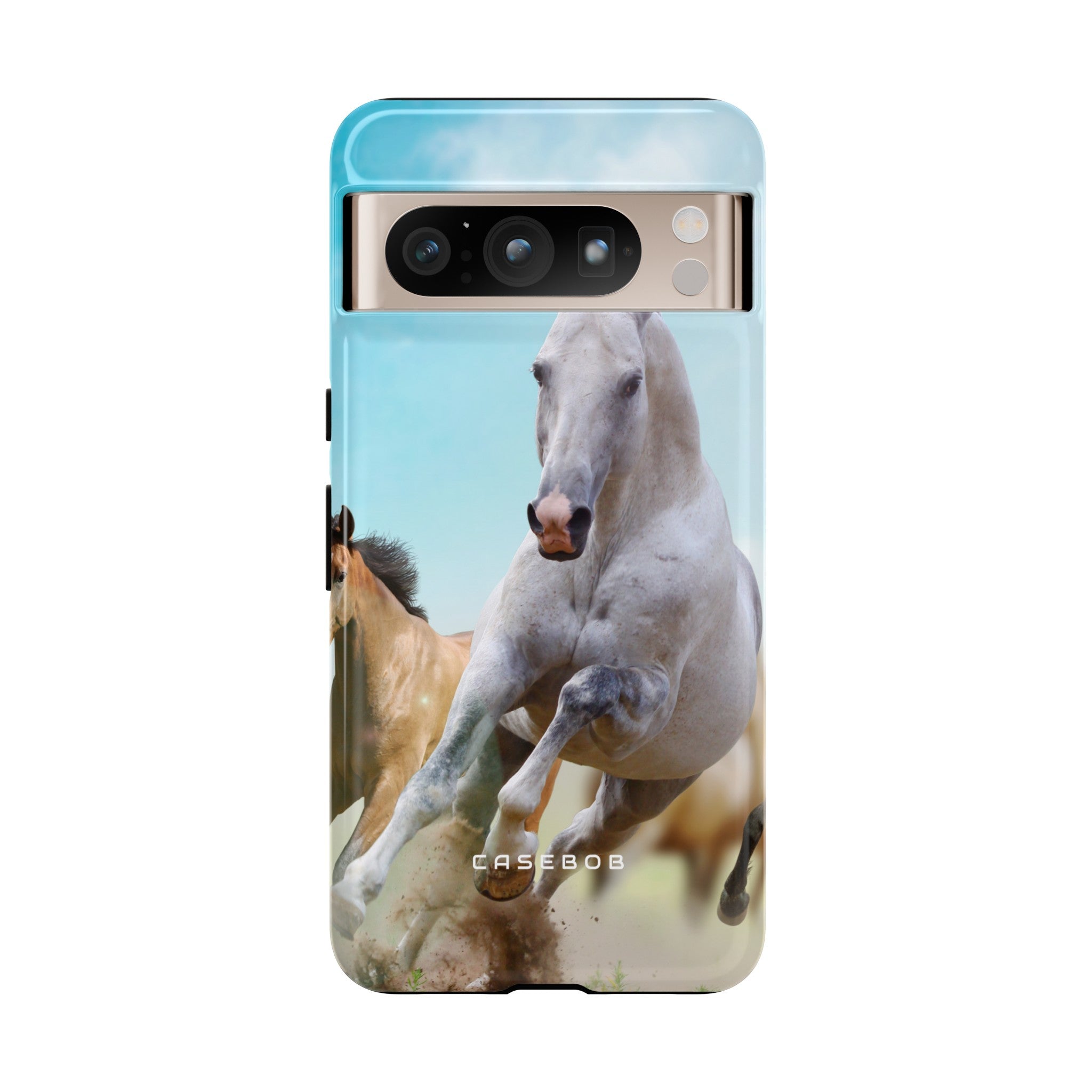 Blue Sky Horses - Protective Phone Case