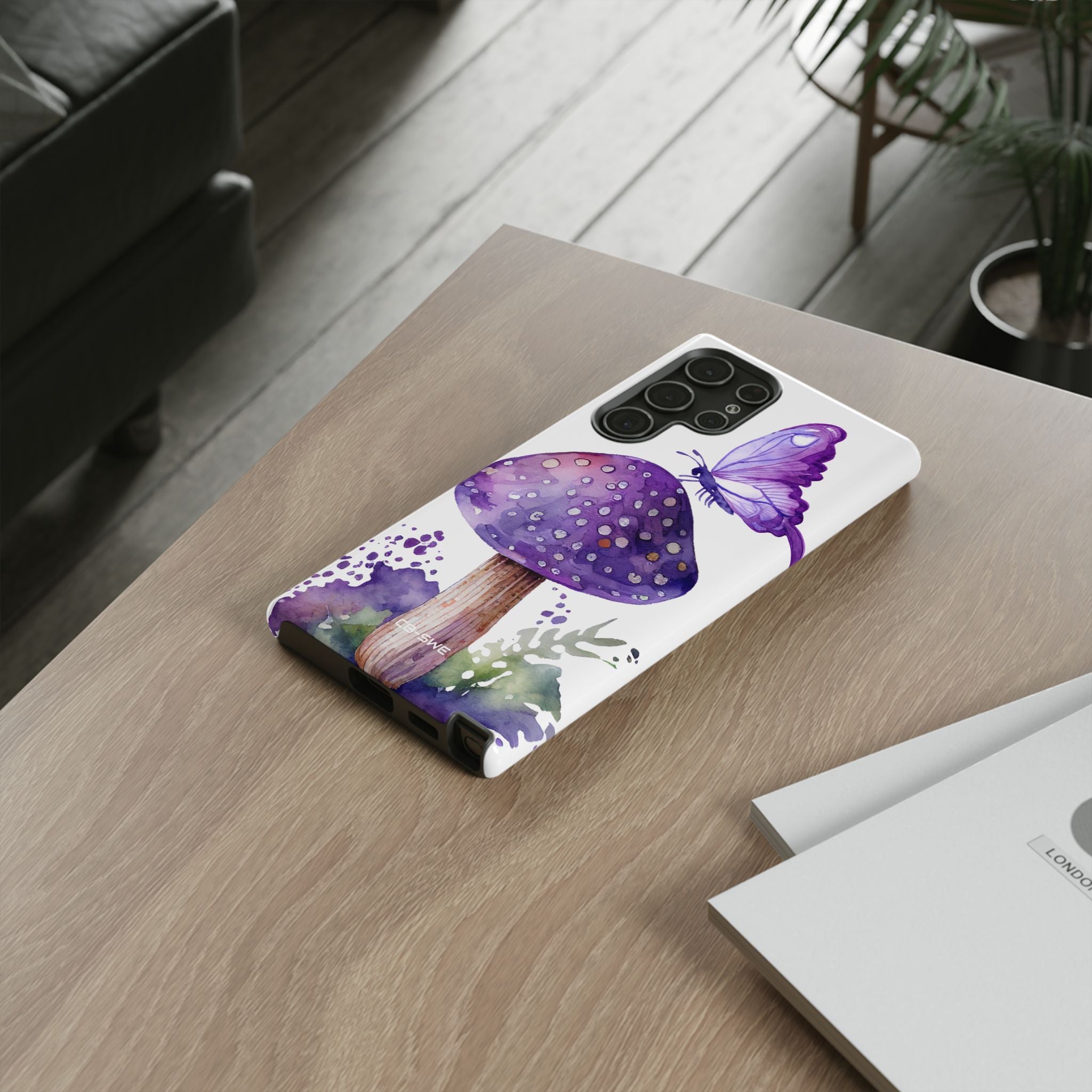 Whimsical Butterfly Perch - Samsung Case