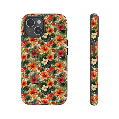 Tropical Blooms Flourish - iPhone Case