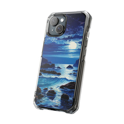 Moonlit Sea Dance iPhone Case - Impact