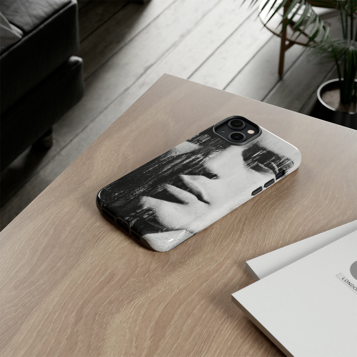 Black & White Pop Art - Protective Phone Case