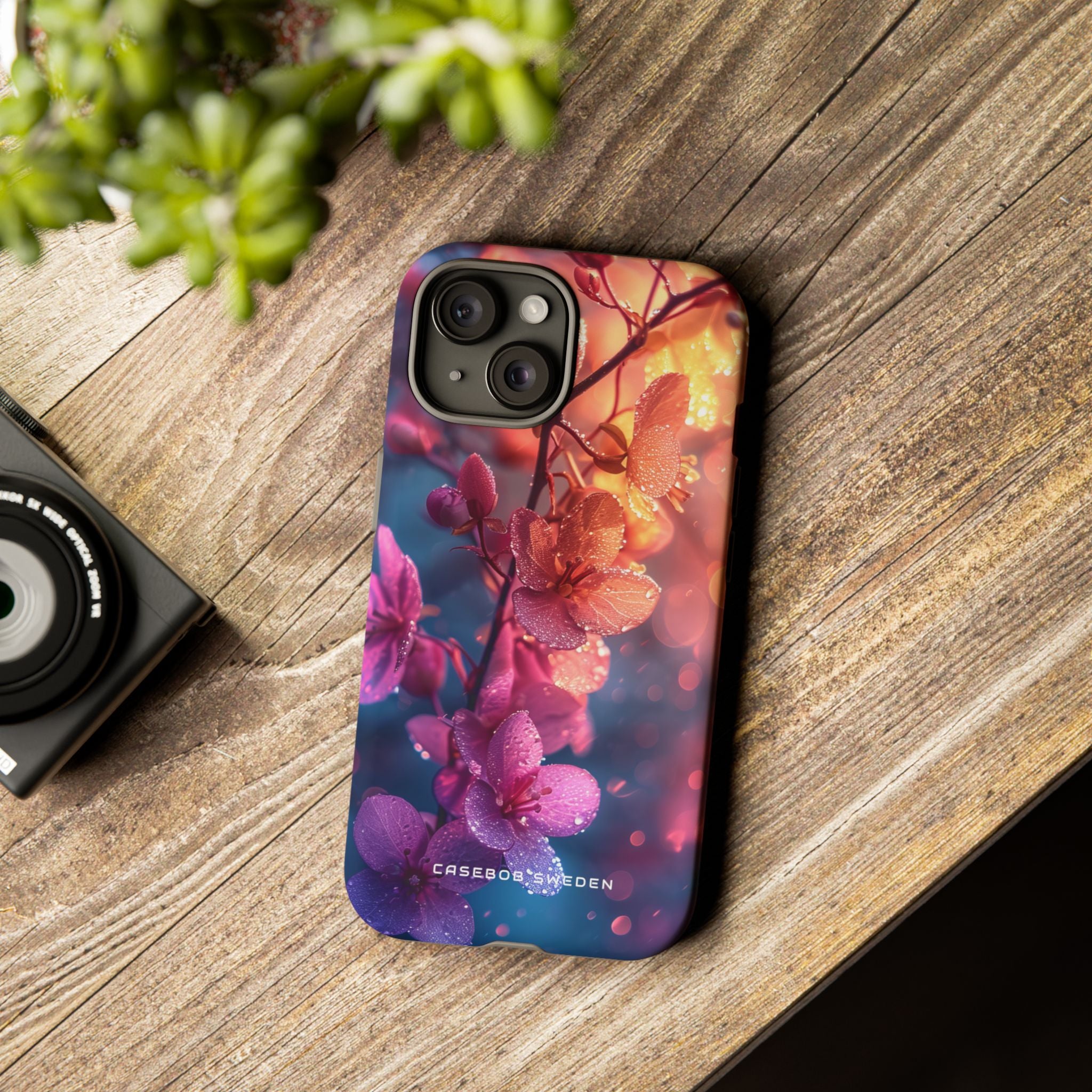 Surreal Flower Harmony iPhone 15 - Tough Phone Case