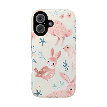 Pastel Whimsical Nature - Tough + MagSafe® iPhone 16 Phone Case