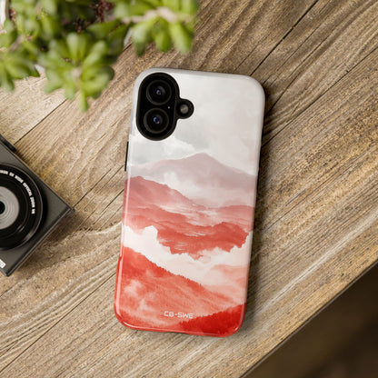 Mountain Flames Rise - iPhone Case