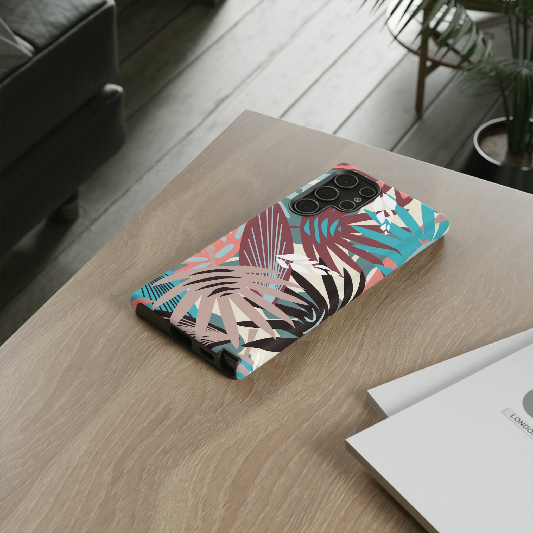 Tropical Leaf Jazz - Protective Phone Case