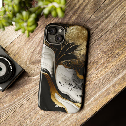 Gold Swirl Elegance - iPhone Case