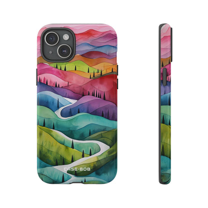 Winding Verdure iPhone 15 Plus Case - Tough