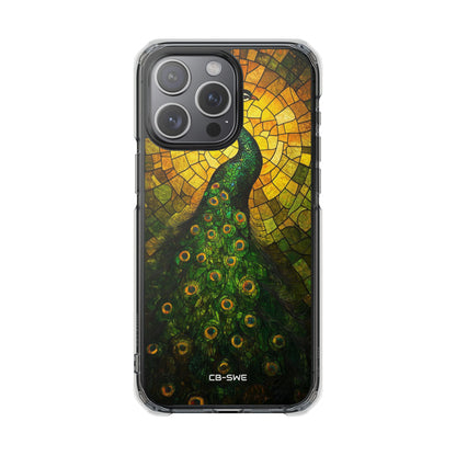 Peacock Spreads Light iPhone Case - Impact
