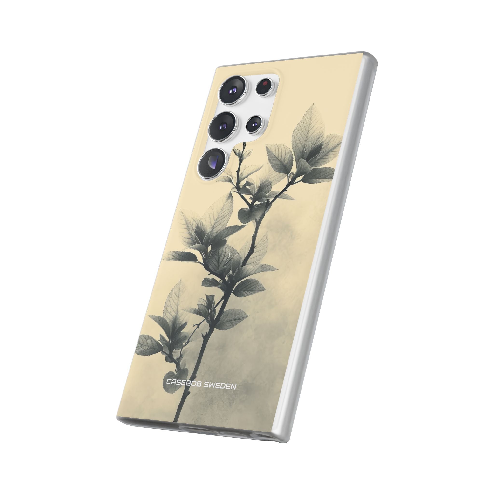 Beige Branch Art - Flexi Samsung S23 Phone Case