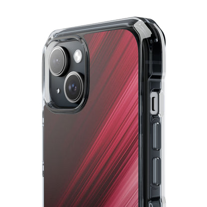 Crimson Drift Motion iPhone 15 - Impact Clear+