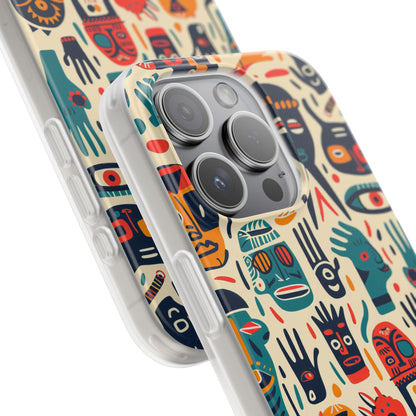 Vivid Faces iPhone 15 Pro Case - Soft