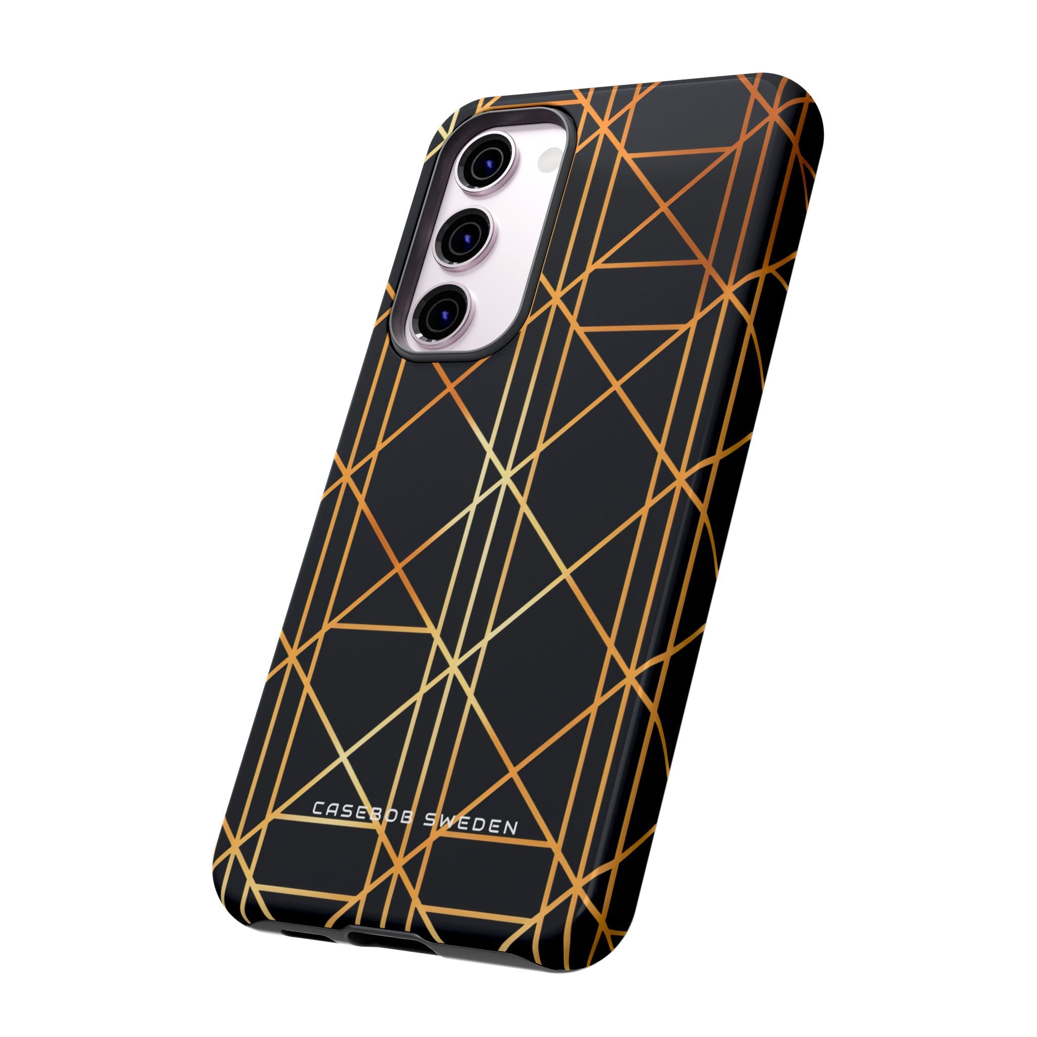 Golden Geometric Elegance Samsung S23 - Tough Phone Case