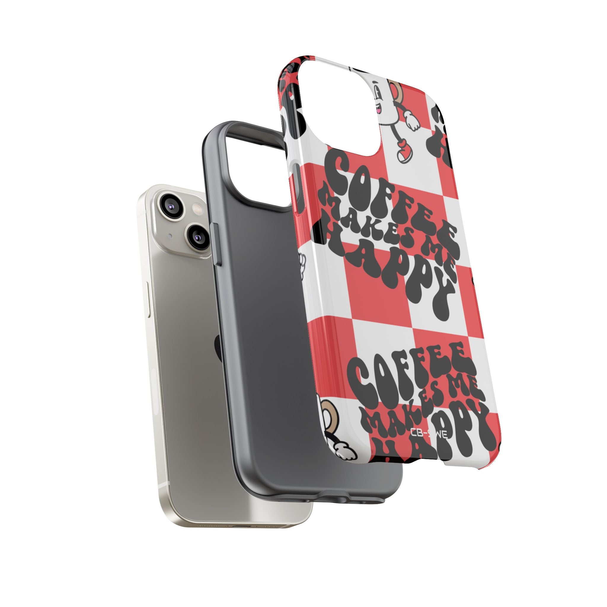 Joyful Coffee Celebration - iPhone Case
