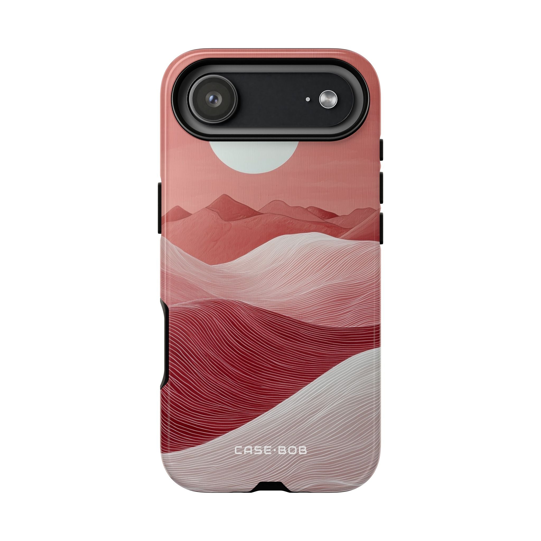 White Orb Dunes iPhone 17 Air Case - Tough