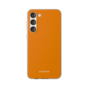 Dunkelorange | Handyhülle für Samsung (Flexible Hülle)