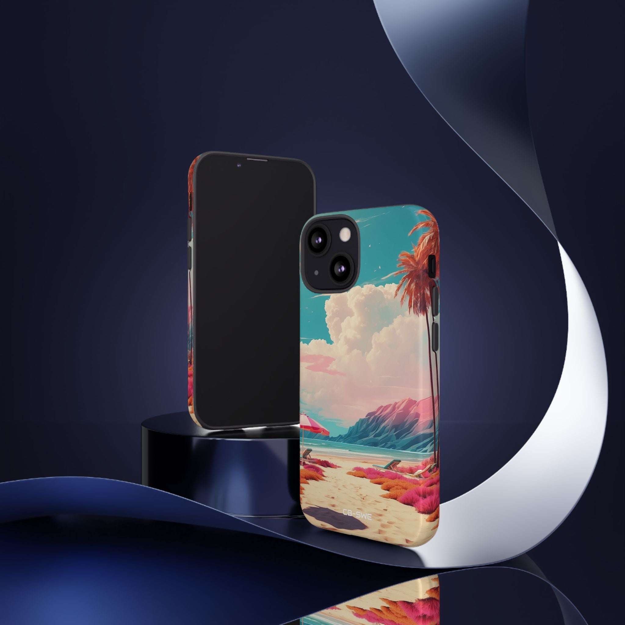 Vibrant Umbrellas Stand - iPhone Case