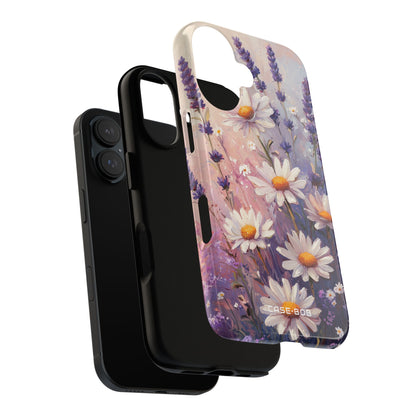Daisy Lavender Bloom iPhone 16 Case - Tough