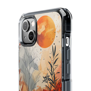 Celestial Botanica – Handyhülle für iPhone (Clear Impact – Magnetisch)