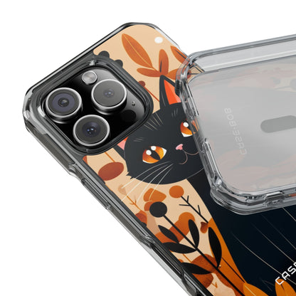 Black Cat Glow iPhone 16 Pro Case - Impact