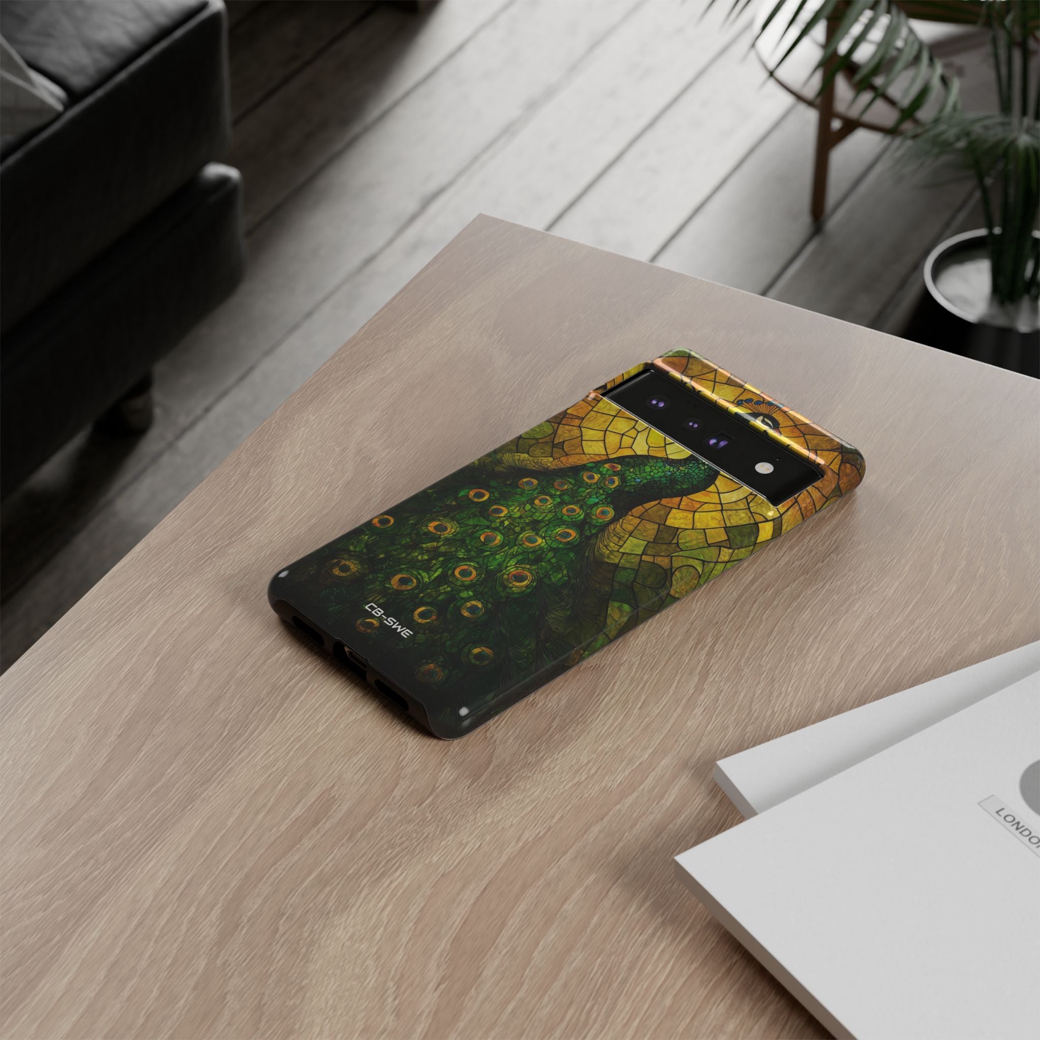 Peacock Spreads Light - Google Pixel Case