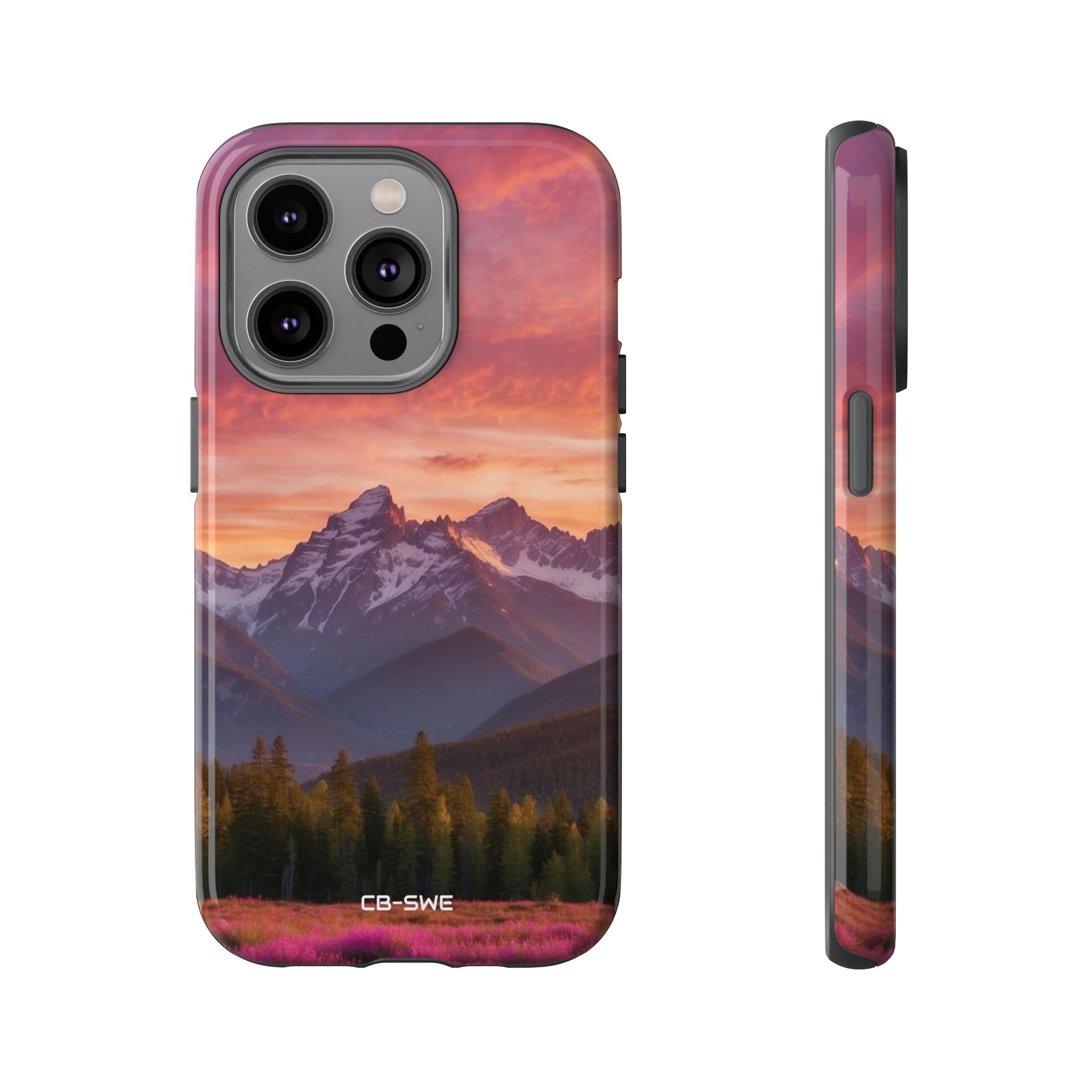 Mountain Peaks Glow - iPhone Case