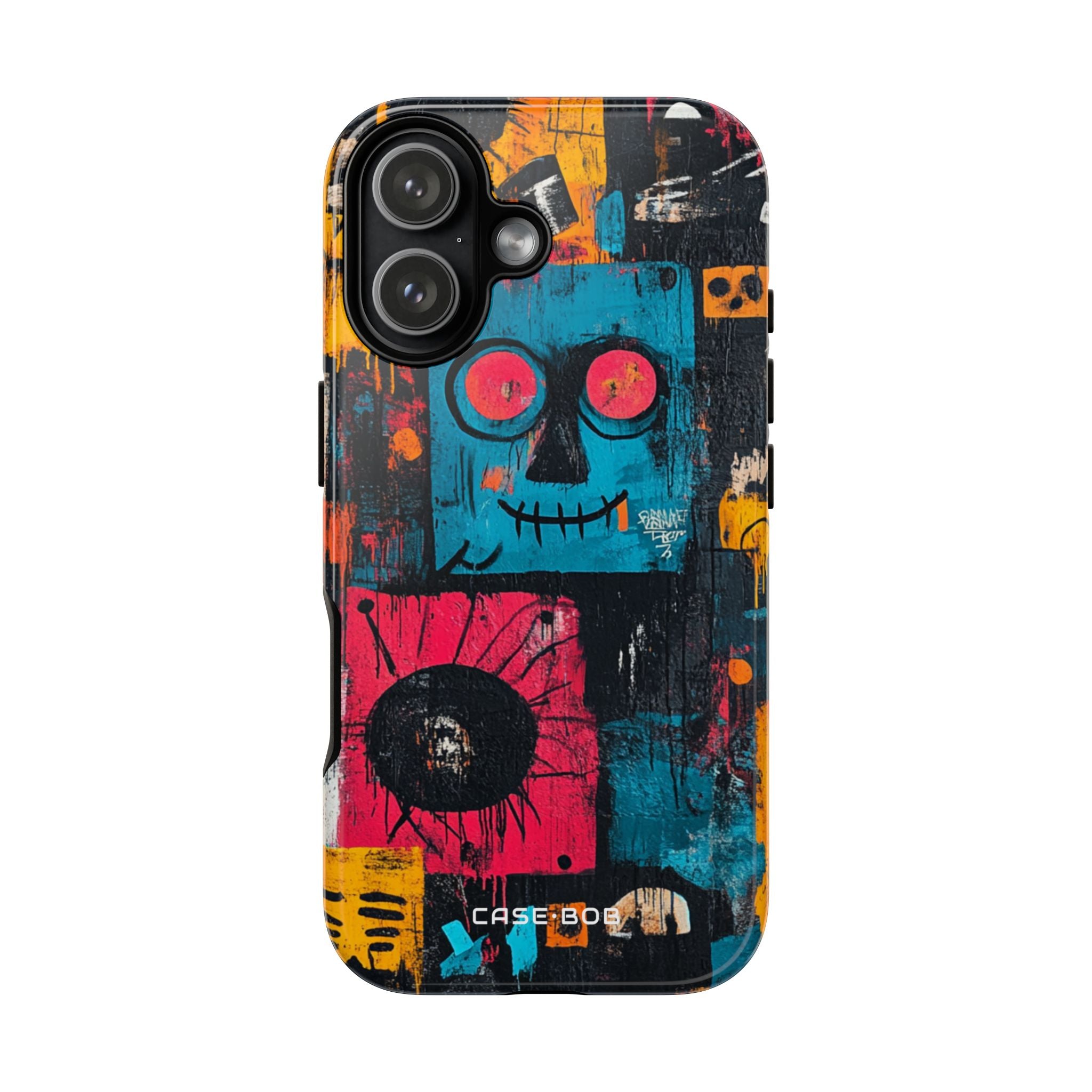 Blue Stitch Smile iPhone 17 Case - Tough