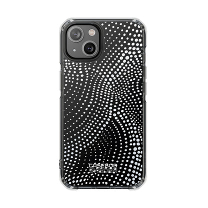 Waves of Dots iPhone 14 - Impact Clear+