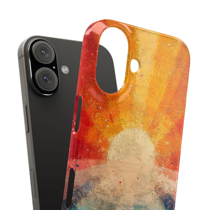 Sunburst Energy - Slim iPhone 16 Phone Case