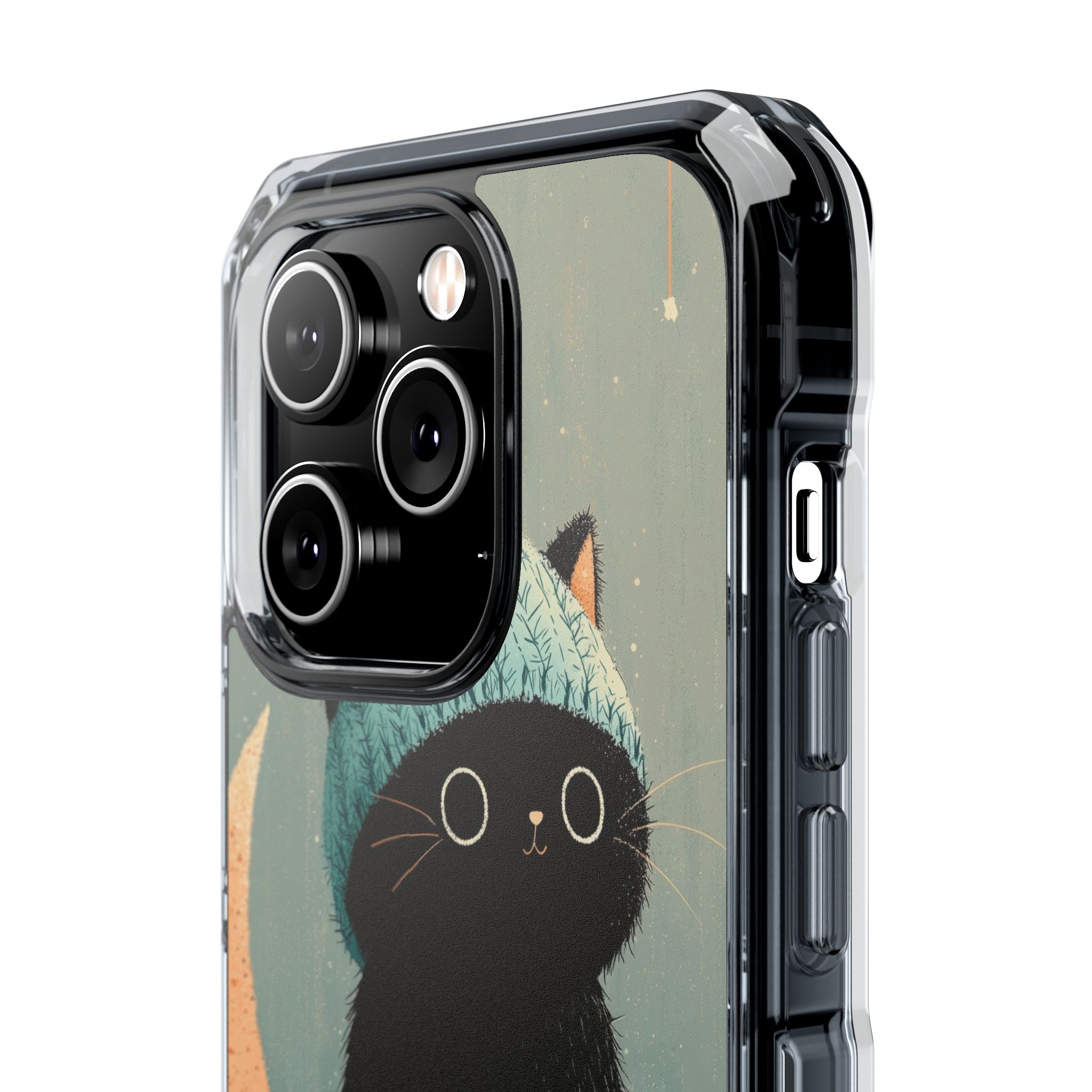 Cat Sits Dreaming iPhone Case - Impact
