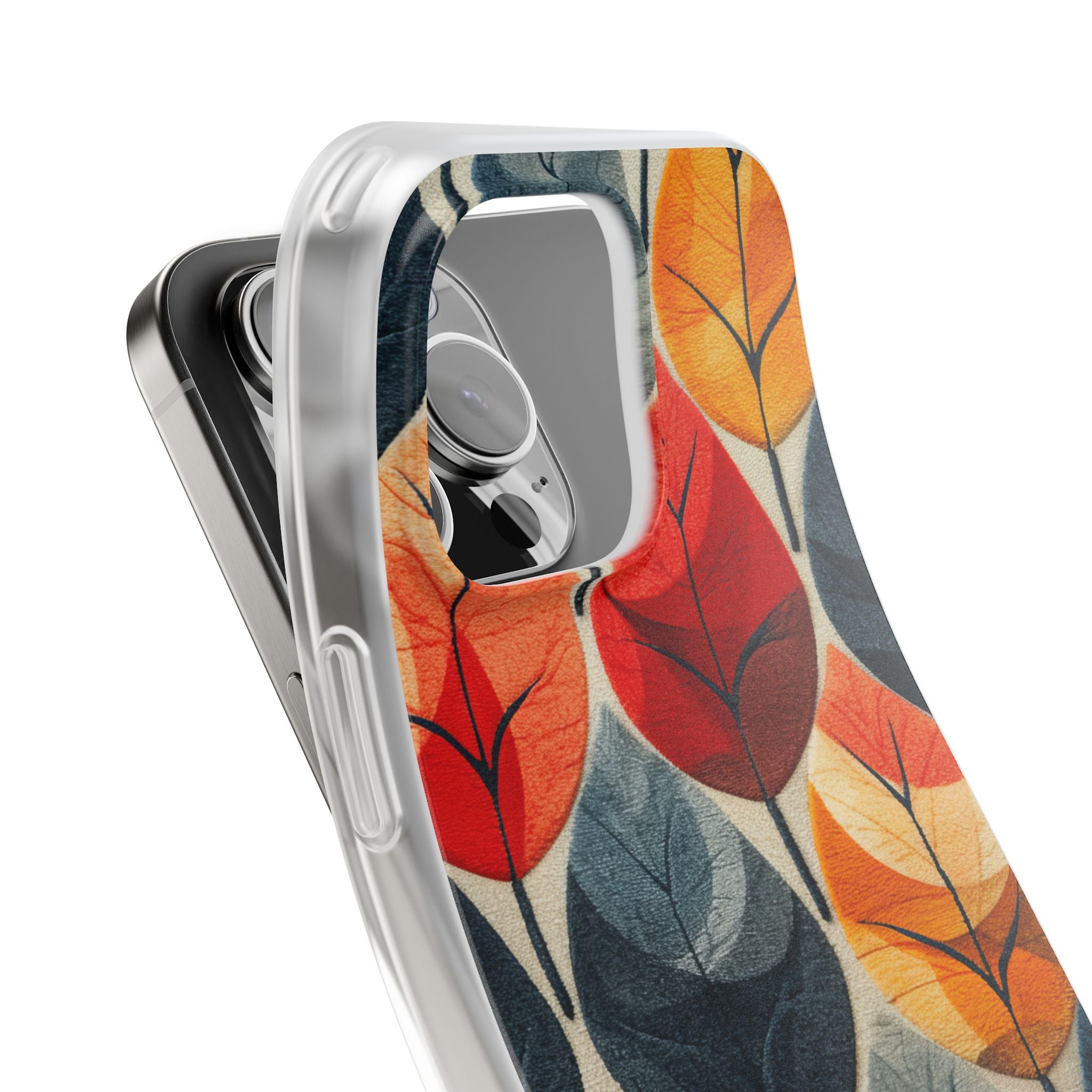 Autumn Leaf Design - Flexi iPhone 16 Phone Case