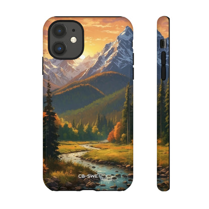 Mountain Reflections Glimmer - iPhone Case