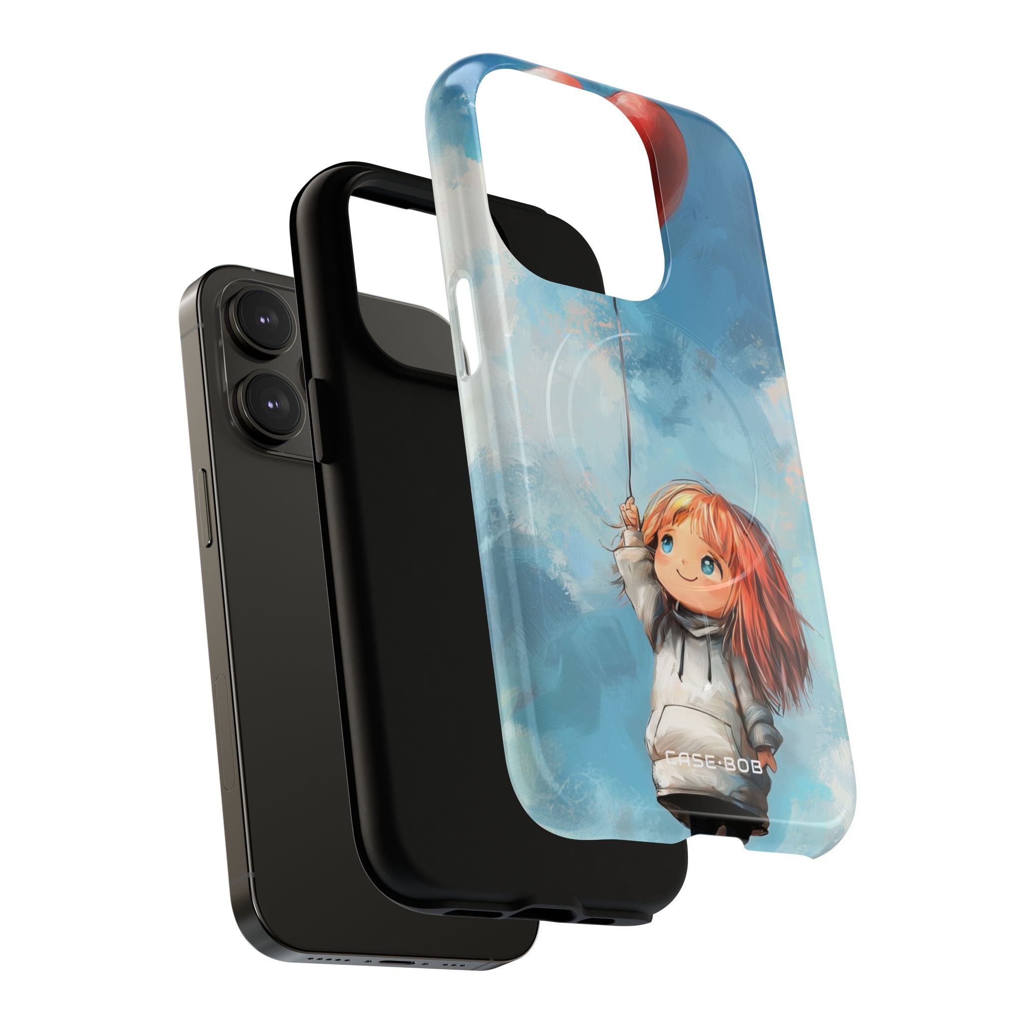 Heart Balloon Whimsy iPhone 14 Pro Case - Tough+