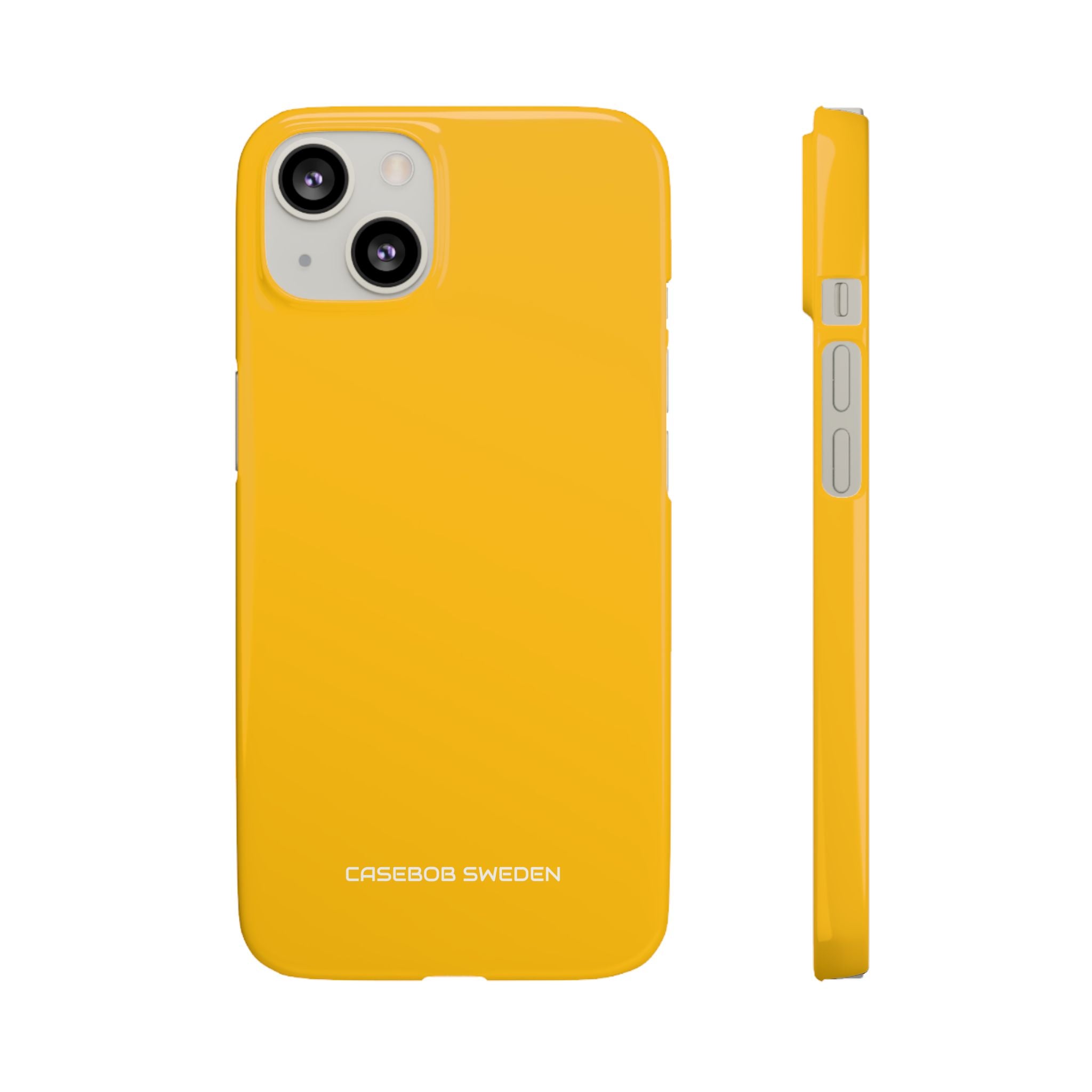 Amber Yellow - Slim iPhone 13 Phone Case