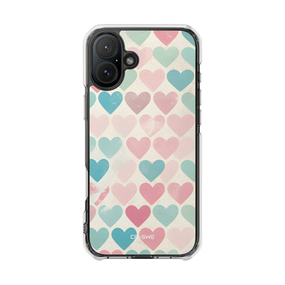 Retro Hearts Symmetry iPhone Case - Impact