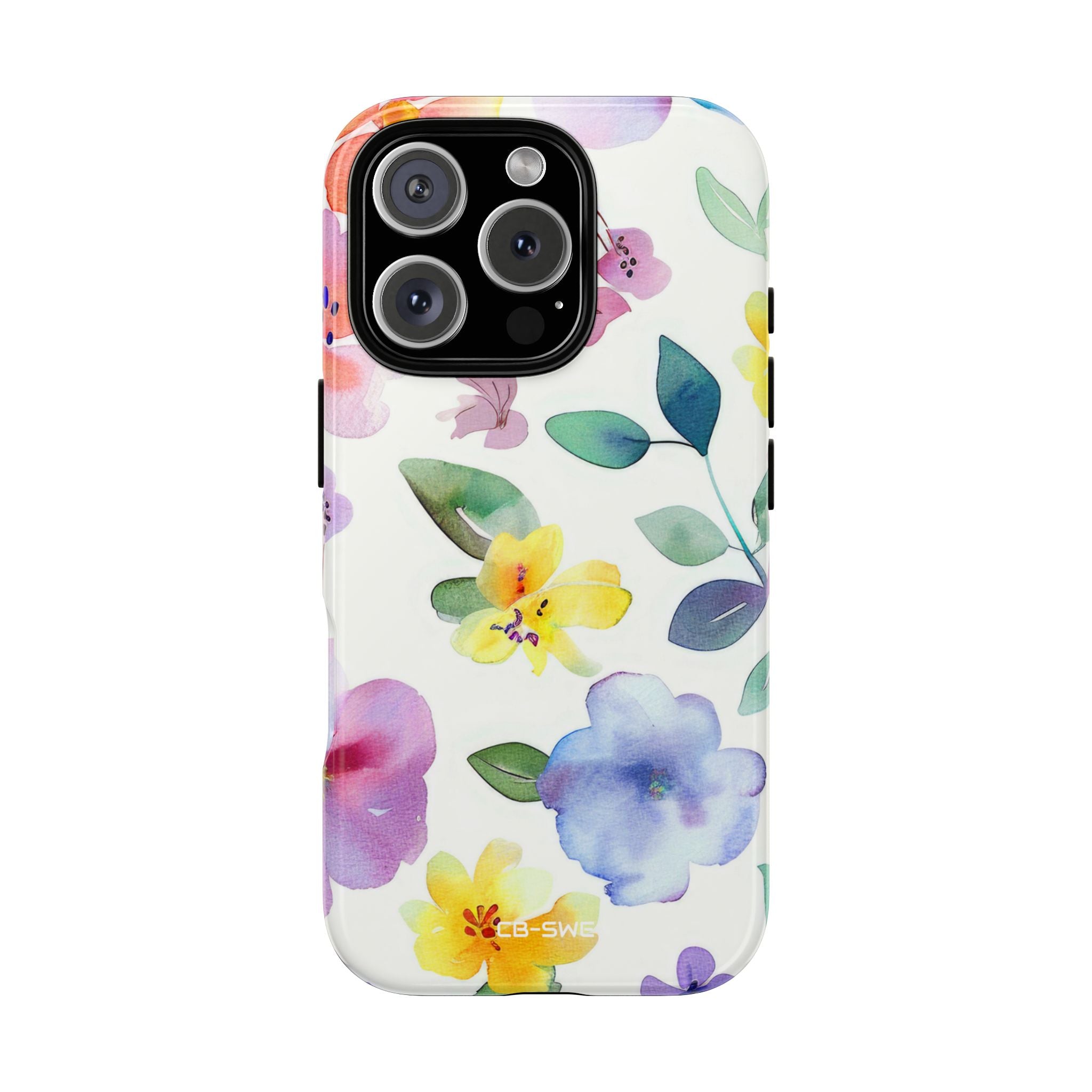 Whimsical Watercolor Florals - iPhone Case