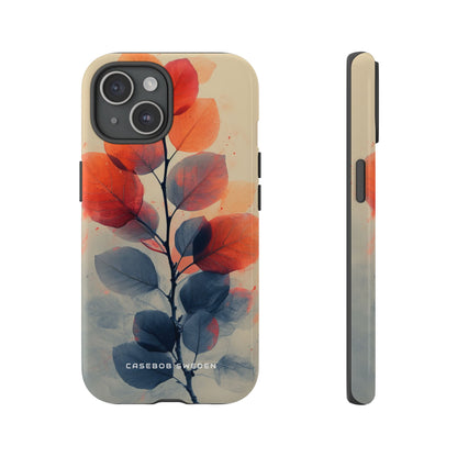 Ethereal Leaf Harmony iPhone 15 - Tough Phone Case