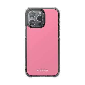 Baker Miller Pink | Handyhülle für iPhone (Clear Impact Case – Magnetisch) 