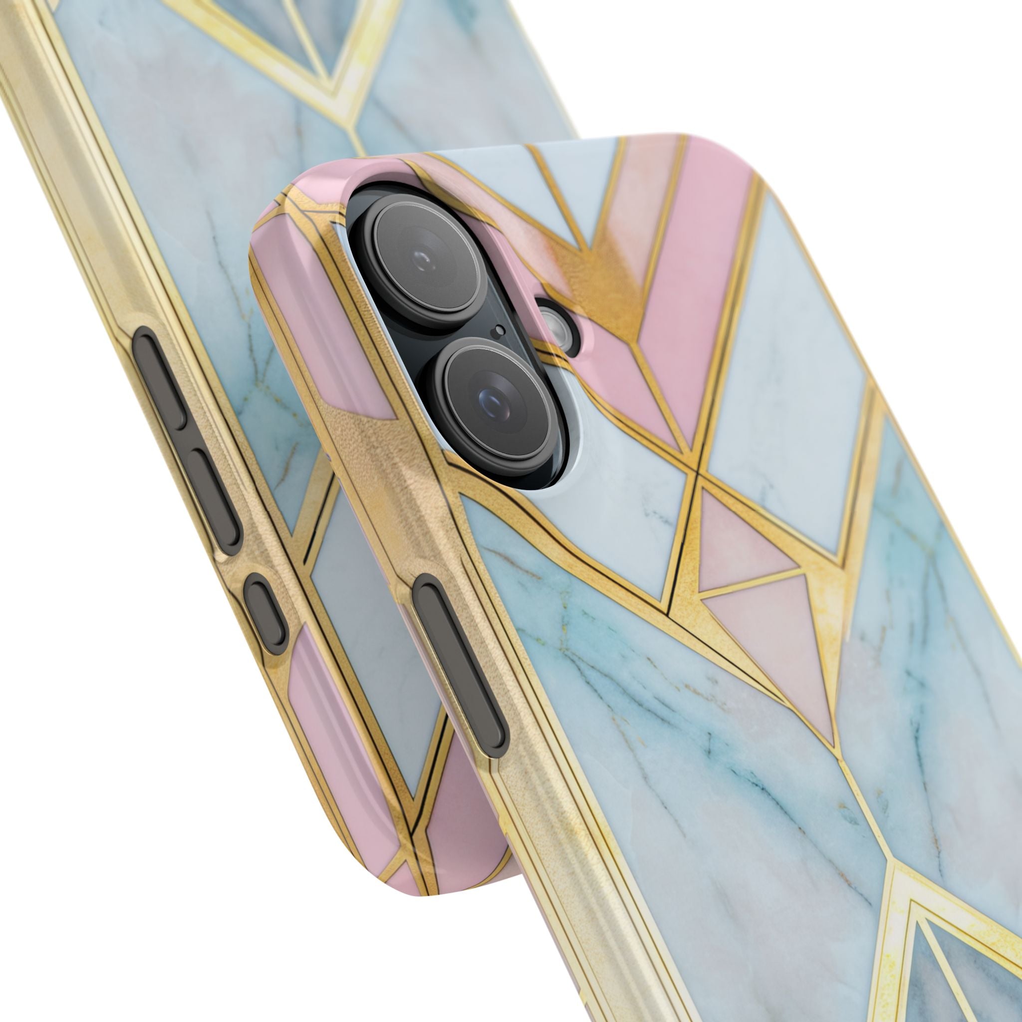 Gold Pink Art Deco - Slim iPhone 16 Phone Case