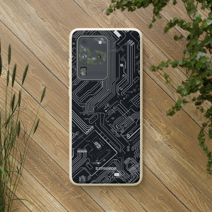 Cyber Circuitry Art | Biodegradable Phone Case