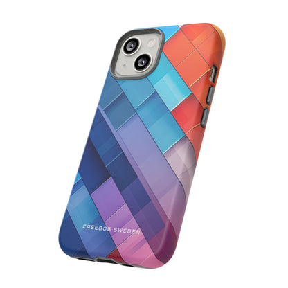 Vibrant GeoFlow iPhone 14 - Tough Phone Case