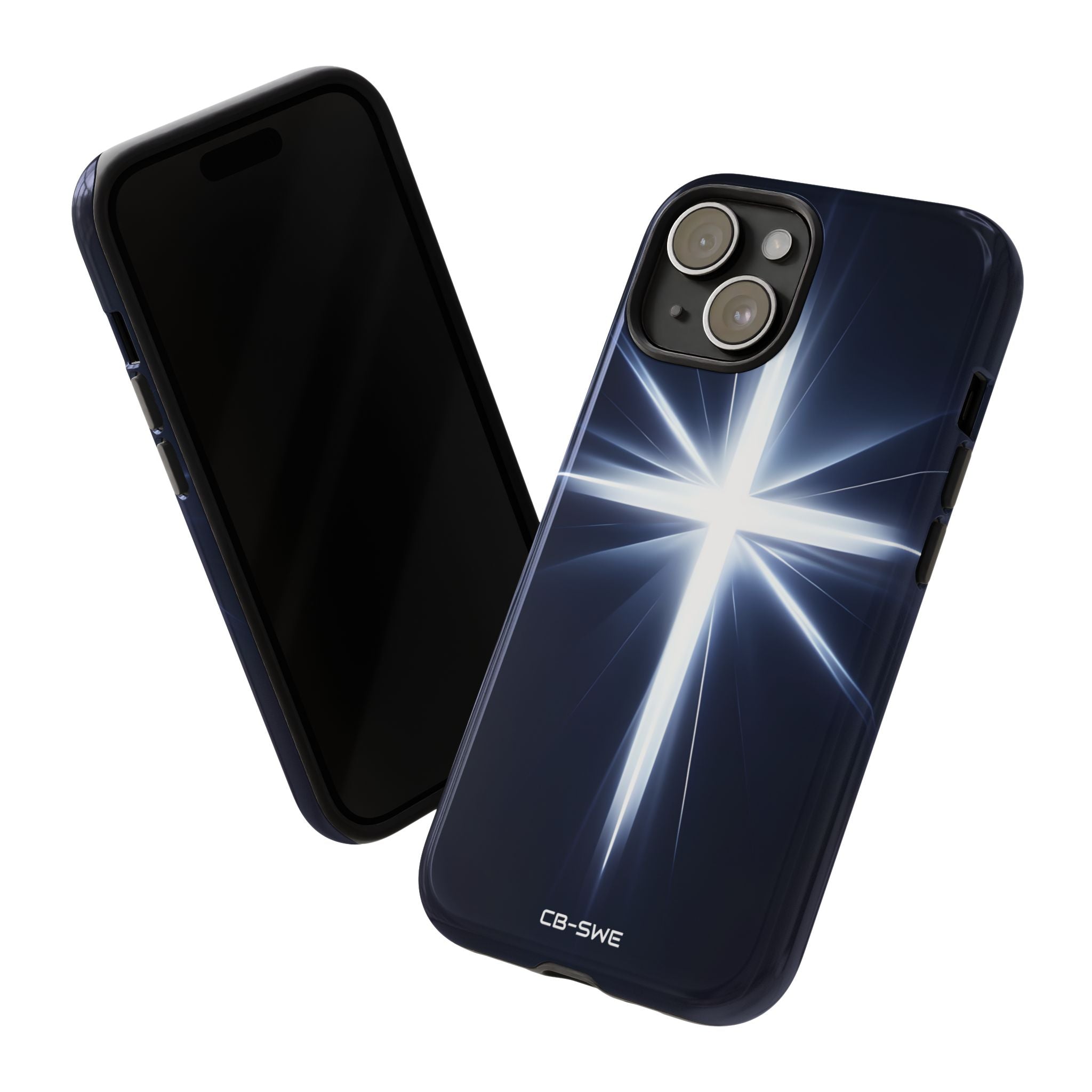 Luminous Cross Radiance - iPhone Case