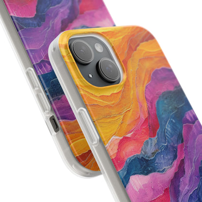 Vibrant Flow iPhone 15 Plus Case - Soft