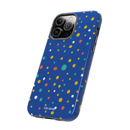 Colorful Dots Dance - iPhone Case